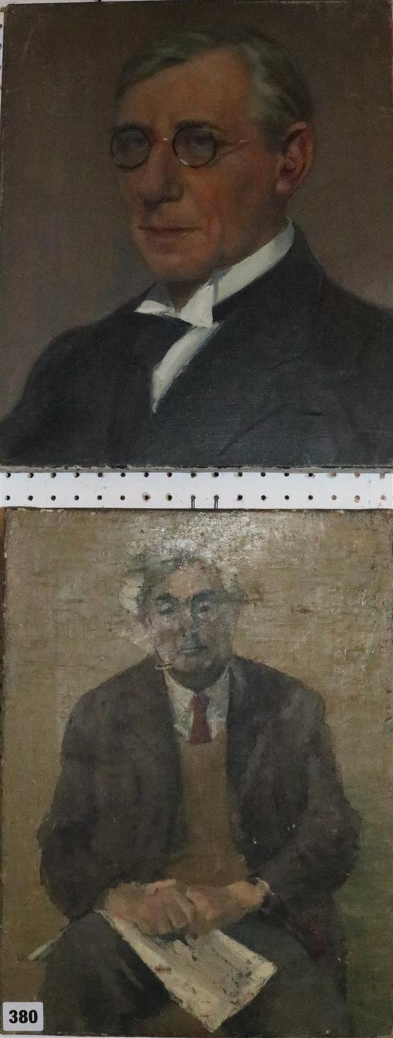Pair of portraits by Harry Pearson